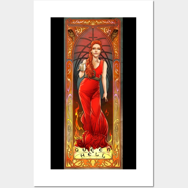 Rowena Queen of Hell Wall Art by GioGui